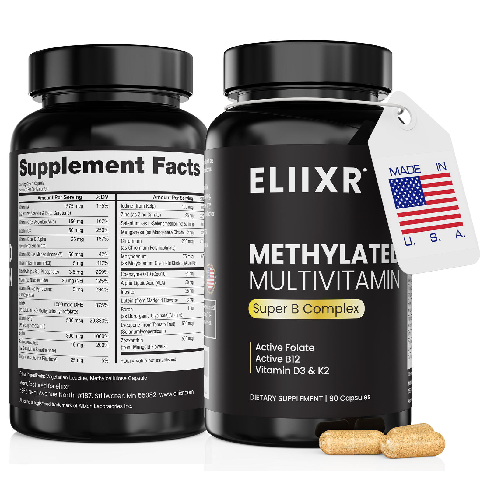 Eliixr Daily Essentials Multivitamin90-Day Supply