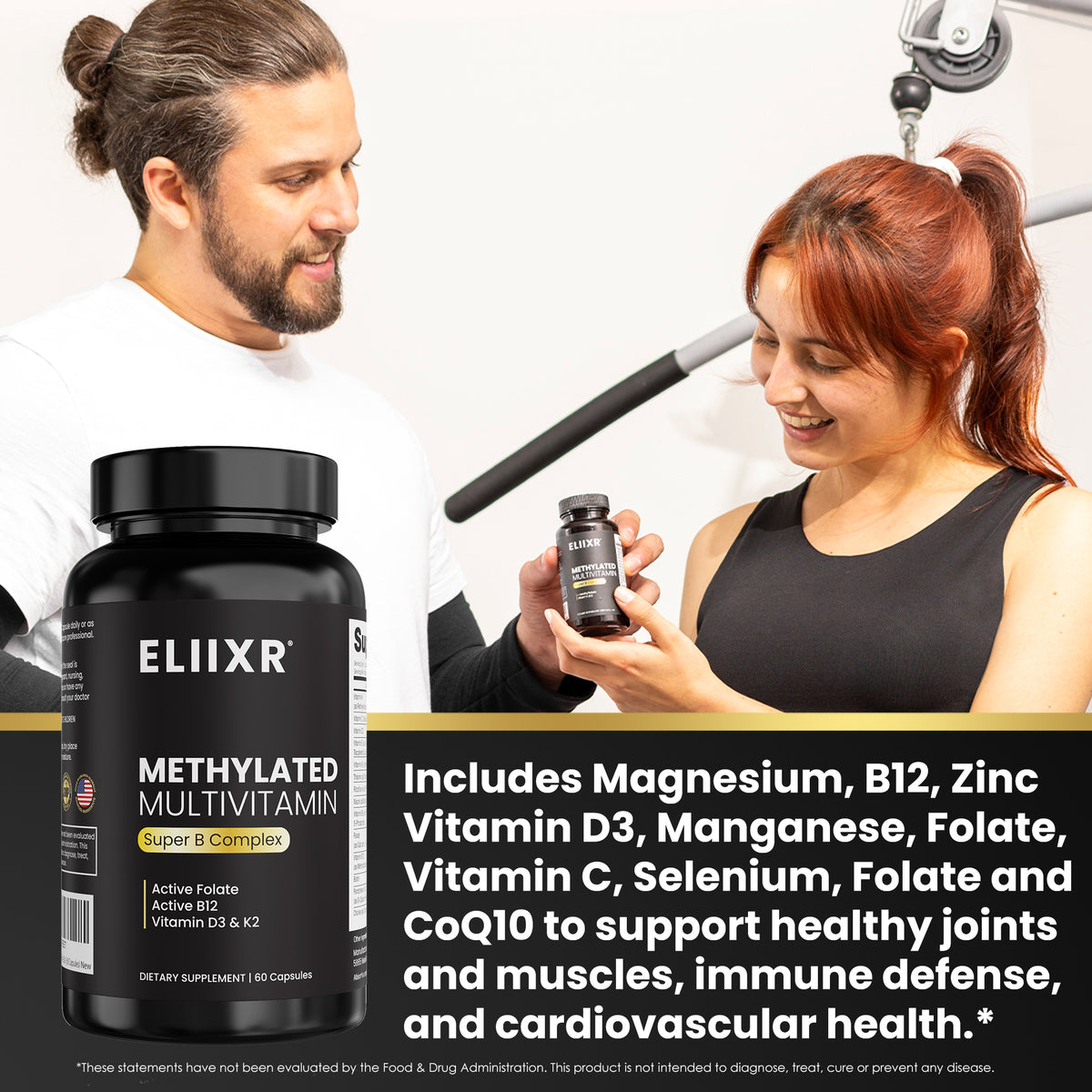 Eliixr Methylated Multivitamin 60-Day Supply