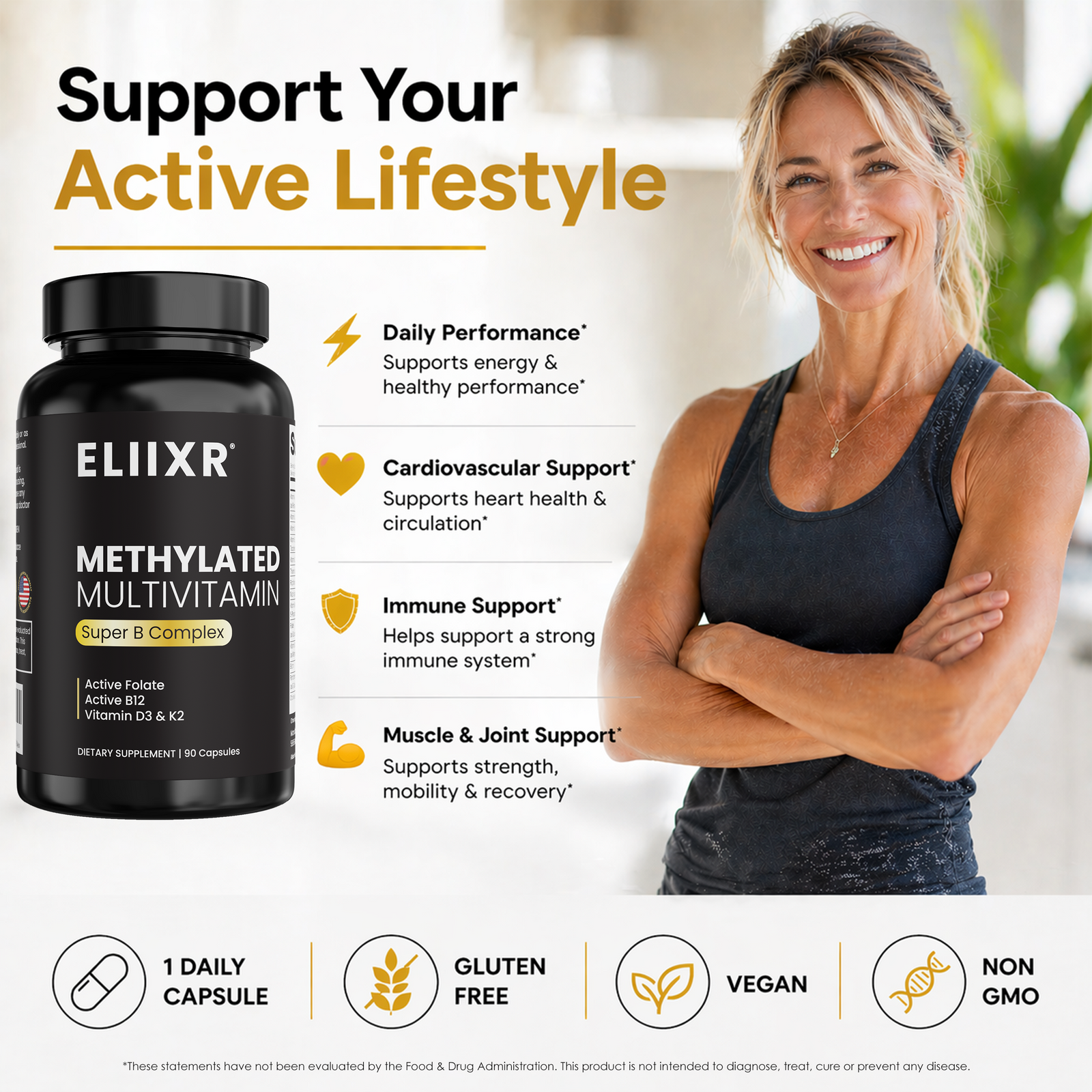 Eliixr Daily Essentials Multivitamin 90-Day Supply