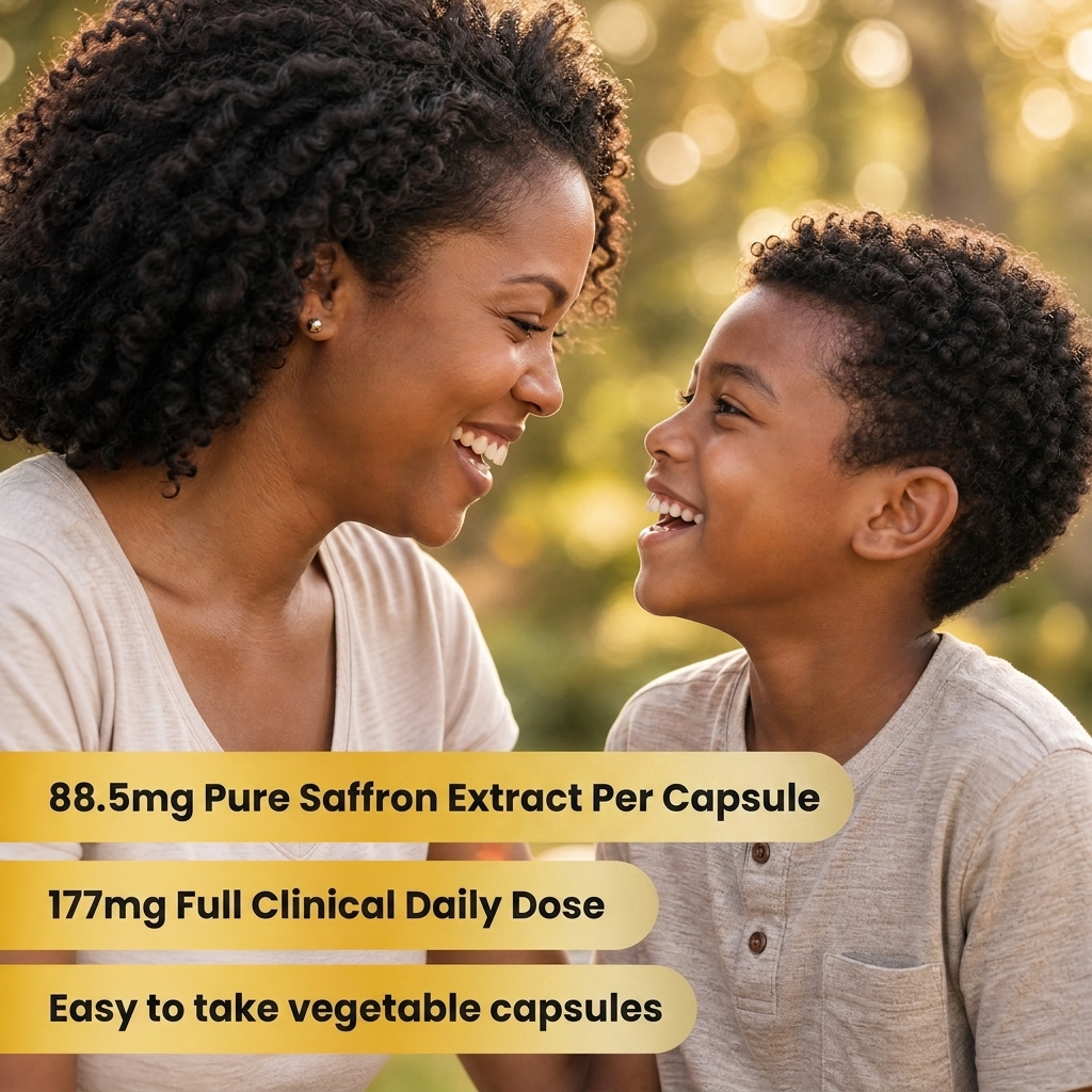 Eliixr Saffron Extract 88.5mg – Mood, Vision & Focus – 60 Capsules